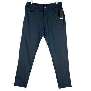 Leg3nd Men's Comfort Fit Performance Stretch Moisture Navy Pants Size 36x32 NWT